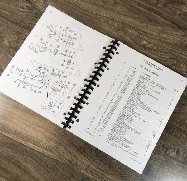 Drott Case 35D Crawler Parts Manual Catalog Book Assembly Schematic SN6266131-UP - Image 5