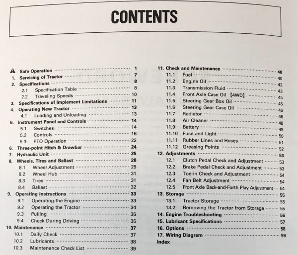 Kubota L2550GST L2850GST Tractor Operators Manual Owners Book Maintenance - Image 2