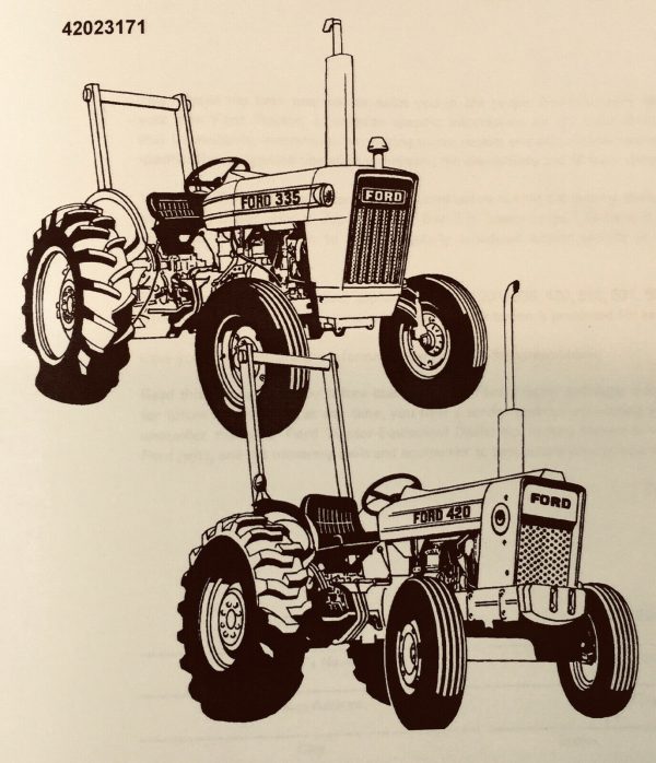 Ford 231 335 420 515 531 532 535 Tractor Operators Manual Owners Book - Image 2