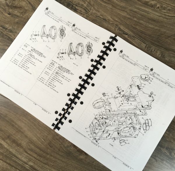 Farmall International 784 Tractor Parts Operators Manual Set Catalog Book Owner - Image 7