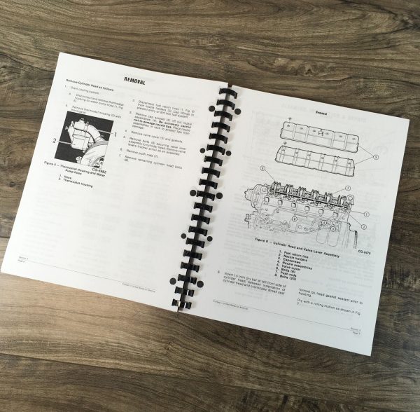 International Dt-436 Diesel Engines For 1460 1480 Service Parts Manual Set - Image 7