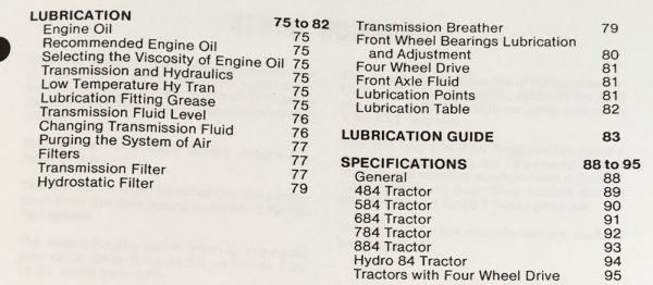Farmall International 784 Tractor Parts Operators Manual Set Catalog Book Owner - Image 4