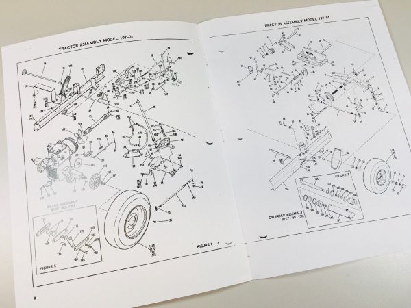 Bolens Husky 1250 Large Frame Lawn Garden Tractor Operators Parts Manual 197-01 - Image 4