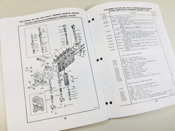 Case 310 Sn4009985+ 310C Sn3005039+ Backhoe Crawler Tractor Parts Catalog Manual - Image 5