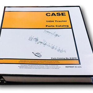 Case 1494 Tractor Parts Manual Catalog With Numbers Exploded Views Schematics
