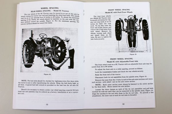 Ji Case S Series Sc So Tractor Owners Operators Manual Maintenance Controls - Image 4