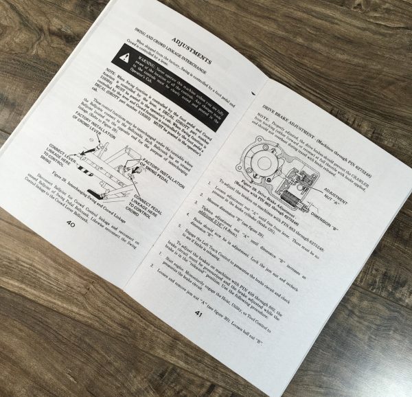 Case Drott 40LC Series B 40LCB Feller Buncher Operators Manual Owners Book - Image 5