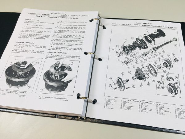 Massey Ferguson 85 88 Tractor Service Parts Manual Repair Shop Set Mf85 Mf88 - Image 12