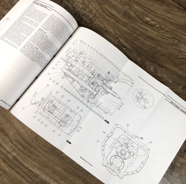 Massey Ferguson MF 270 Tractor Service Parts Manual Repair Shop Set Catalog Book - Image 9