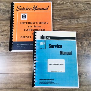International 817 Diesel Engine Service Manual For UD-817 PH-65 652 Series Set