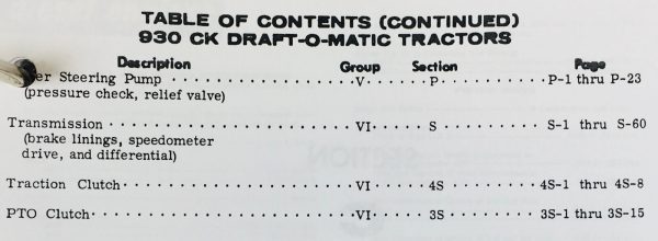 Case 740 741 742 743 744 Draft-O-Matic Tractor Service Manual Shop Book-Overhaul - Image 4