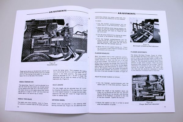 Ford 532 542 Small Square Hay Baler Parts Operators Manual Owners Service Set - Image 8