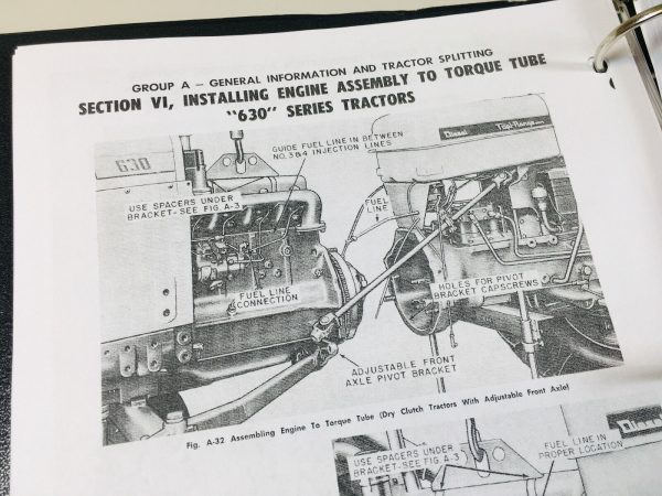 Case 630 Series 631 632 640 641 Tractor Factory Service Repair Shop Manual - Image 8