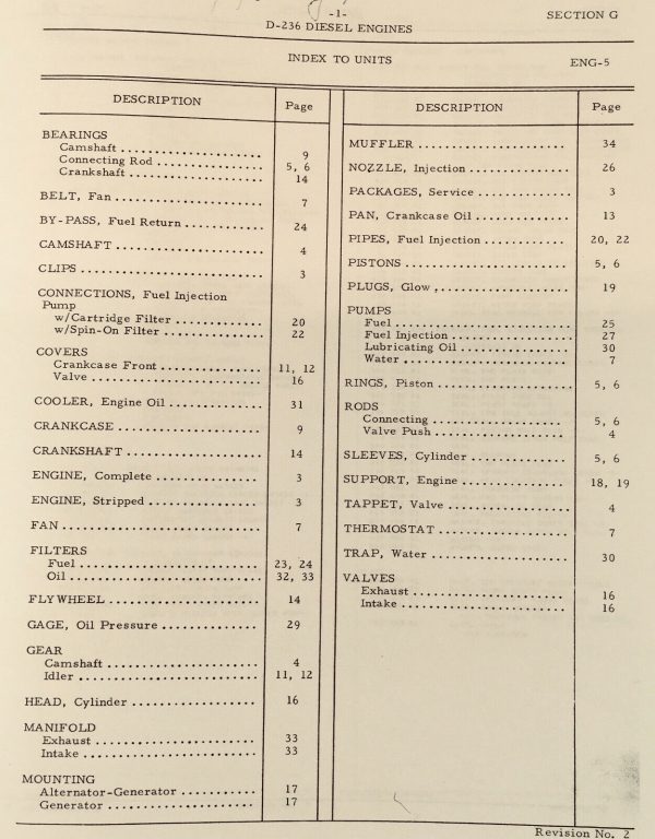 International 2606 Diesel Industrial Tractor Parts Operators Manual Set D236 - Image 5