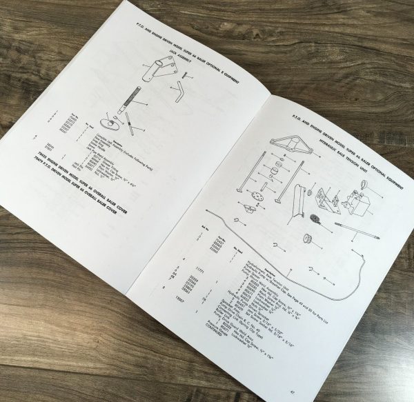 New Holland Super 66 PTO & Engine Driven Baler Service Parts Manual Catalog Book - Image 3