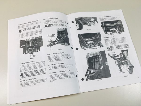 Gehl Rb1450 Baler Owner Operators Manual Maintenance Round Service Book 1450 - Image 4