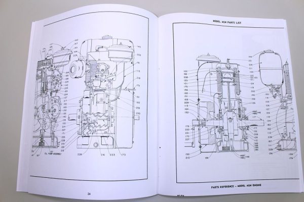 Wisconsin Agn Engine Service Repair Instruction Operators Parts Manual Book - Image 5