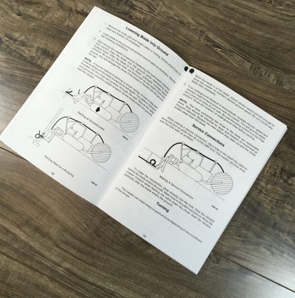 Parts Operators Manual Set For Case 475 Cable Layer W 301B Engine Catalog Owners - Image 7