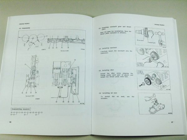 Mitsubishi Diesel Engine S6E2-T S6F-T Technical Service Repair Shop Manual - Image 6