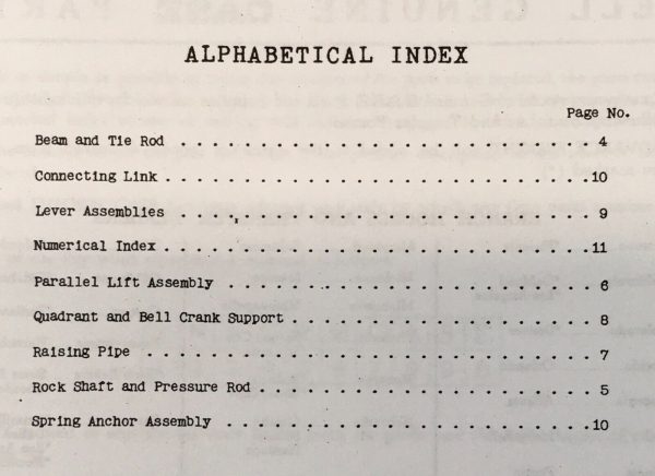 Case EM Master Frame for VA Series Eagle Hitch Tractors Parts Manual Catalog - Image 2