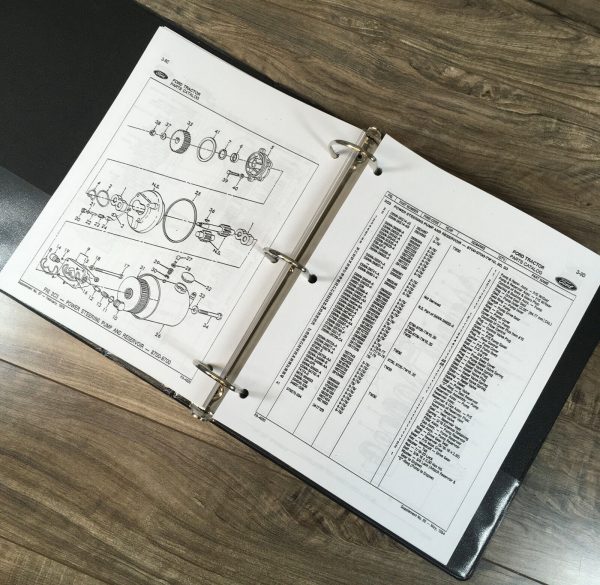 Ford 9000 9200 9600 9700 Tractor Parts Manual Catalog Book Assembly Schematics - Image 5