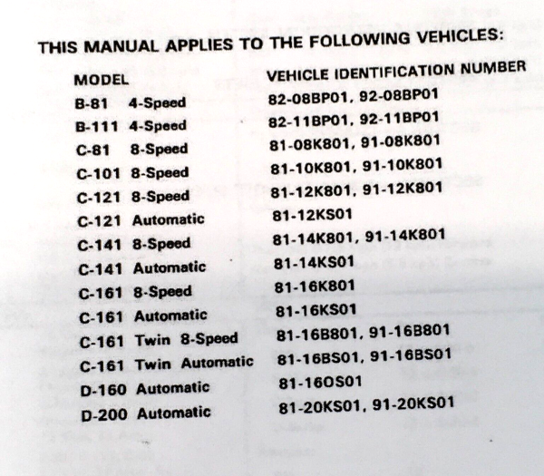 Wheel Horse B-81 B-111 C-81 Garden Tractor Lawn Mower Service Manual Shop Book - Image 3