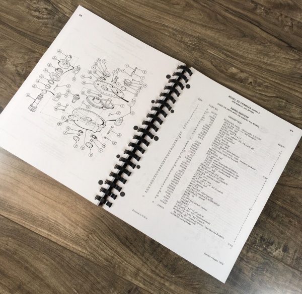 Drott Case 35D Crawler Parts Manual Catalog Book Assembly Schematic SN6266131-UP - Image 6