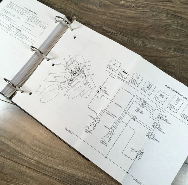 Case W36 Wheel Loader Service Manual Parts Catalog Operators Set S/N 17754000-UP - Image 8