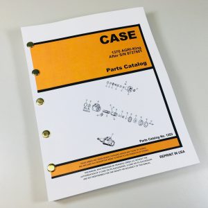Ji Case 1370 Agri King Tractor Parts Manual Catalog #1253 S/N After 8727601 New