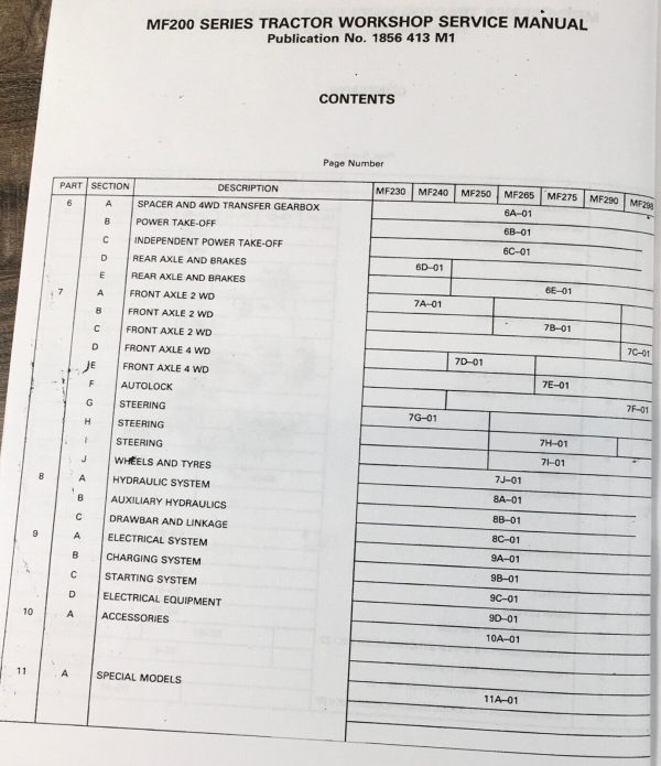 Massey Ferguson Mf 298 Tractor Service Parts Operators Manual Repair Shop Set - Image 4