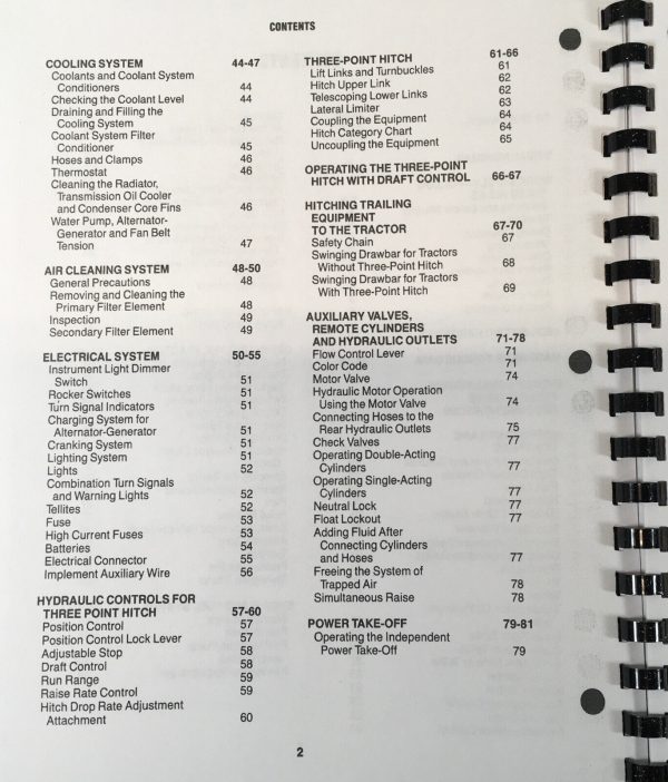 International Harvester 6588 6788 Tractor Parts Operators Manual Set DT-466B - Image 4