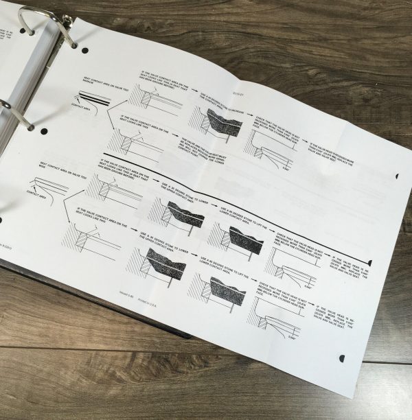 Case 1835 Uni-Loader Skidsteer Service Manual Parts Catalog Operators Owners Set - Image 9