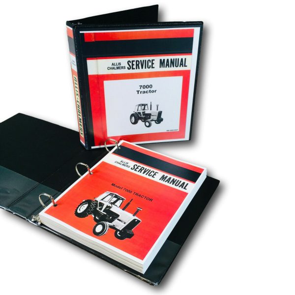 Allis Chalmers 7000 Tractor Service Manual Repair Shop Technical Book Overhaul