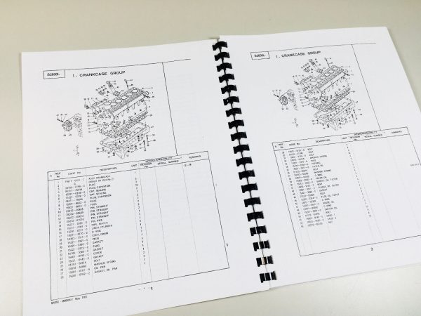 Kubota M4050 M4050Dt Tractor Parts Assembly Manual Catalog Exploded View Numbers - Image 4