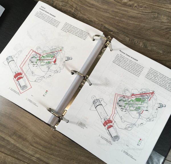 Case 480F Tractor Loader Backhoe Service Manual Parts Catalog Operators Set Book - Image 8