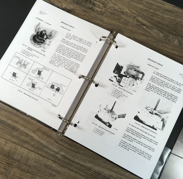 Dresser TD-7E TD8E 100E 125E Crawlers Service Manual Set Shop IH Repair Workshop - Image 6