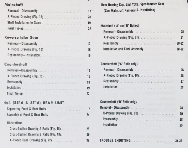 Dana R8500 16 Speed Spicer Transmission Service Manual - Image 3