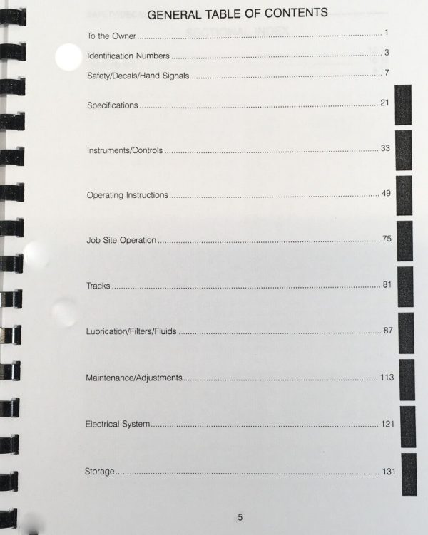 Case 170C Crawler Excavator Parts Catalog Operators Manual Owners Book Set - Image 2