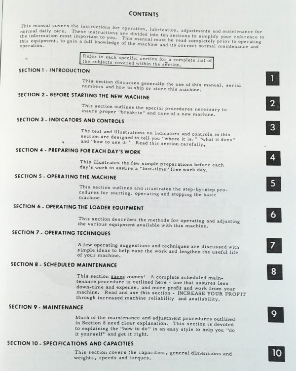 International 250B Crawler Loader Service Parts Operators Manual Set SN 8001-UP - Image 2