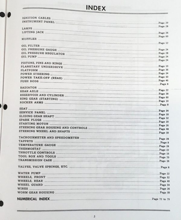 Minneapolis Moline 335 Tractor Parts Manual Catalog Assembly Schematics Views - Image 3