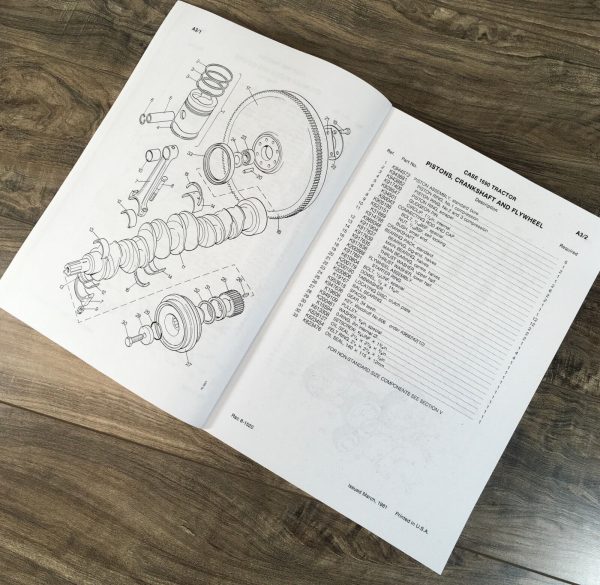 Case 1690 Tractor Manual Parts Catalog Operators Owners Set Book Schematics - Image 6