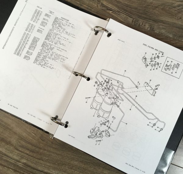 Massey Ferguson 285 Tractor Service Parts Manual Repair Shop Set Catalog Book Mf - Image 10