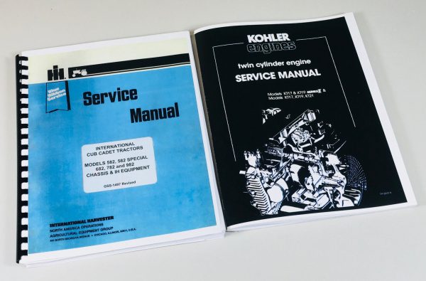 Cub Cadet 782 Chassis Garden Tractor Kohler Kt17 Series Ii Engine Service Manual