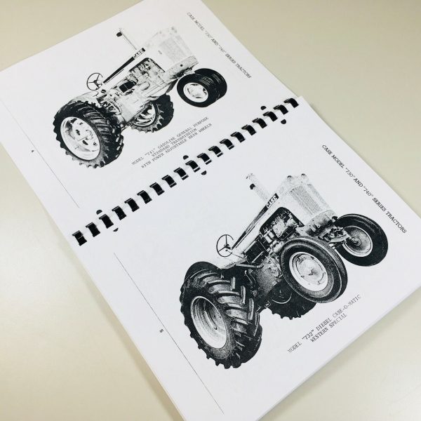 Case 730 731 732 733 734 Tractor Service Repair Manual Parts Catalog Assembly - Image 9