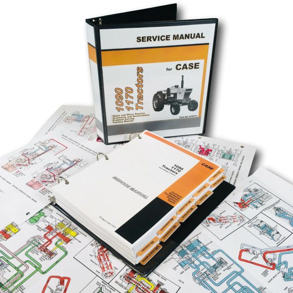 Case 1090 1170 Tractors Service Manual Repair Shop Technical Book Workshop