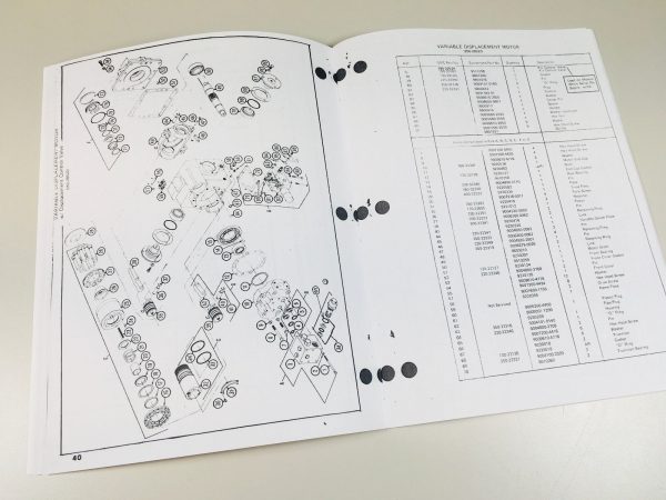 Mustang 770 Skidsteer Loader Parts Manual Catalog Exploded Views Numbers - Image 5