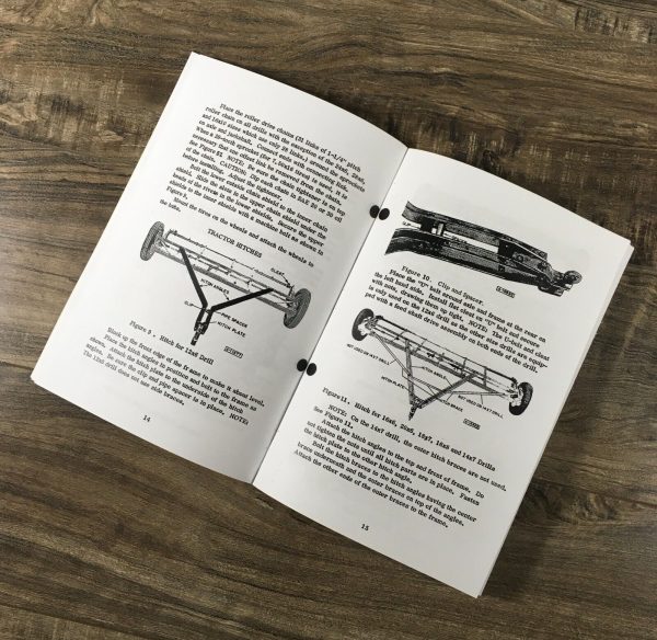 Case D126S D286D D147D D187D D168D Plain Grain Drill Parts Operators Manual Set - Image 6