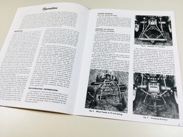Massey Ferguson Mf 36 Side Delivery Rake Owner Operators Manual Hay - Image 3