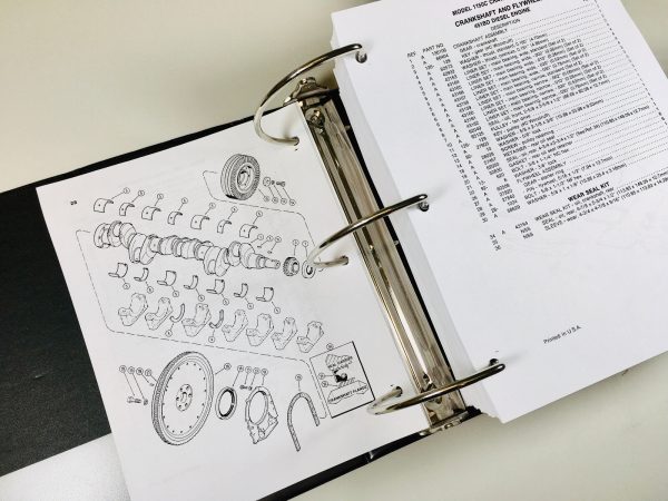 Case 1150C Crawler Loader Bull Dozer Service Parts Manual Shop Book Set - Image 12