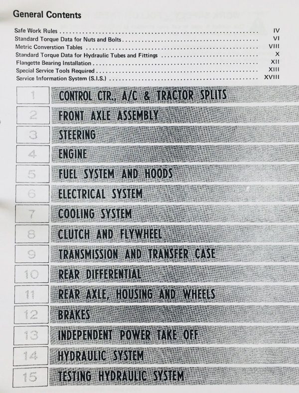 International 3388 3588 3788 Tractor Service Parts Operators Manual Engine Set - Image 3